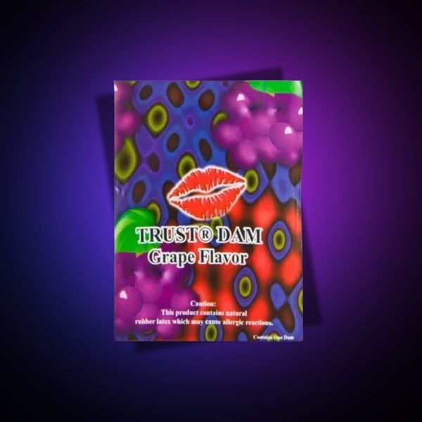 Латексна серветка Latex Dental Dams Grape 1 шт SX1263 фото