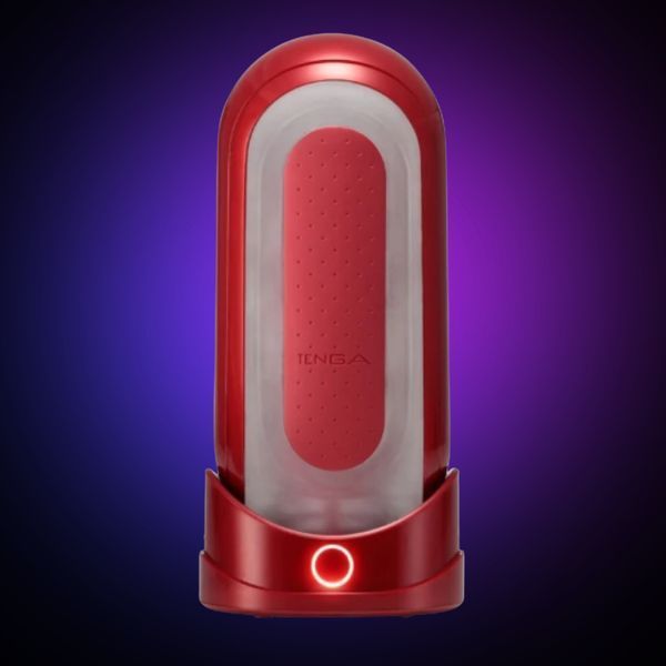 Набір мастурбатора із нагрівачем Tenga Flip Zero Red + Flip Warmer SO4720 фото