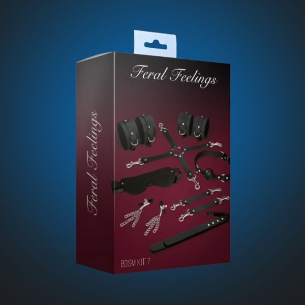 Набор Feral Feelings BDSM Kit 7 Black SO8276 фото