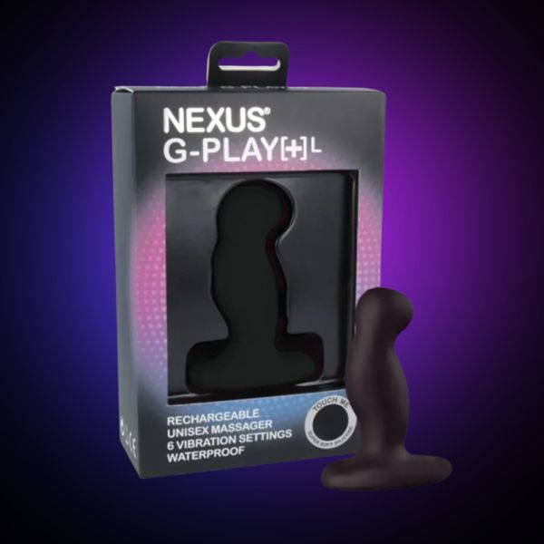 Вибромассажер простаты Nexus G-Play Plus L Black, макс диаметр 3,5 см GPL001 фото