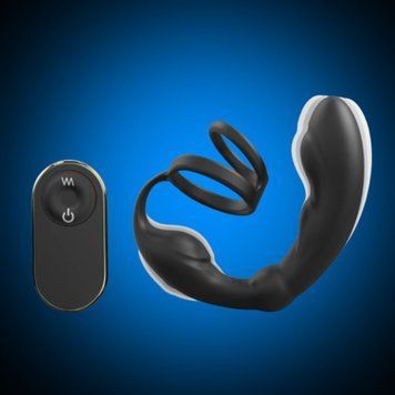 Масажер простати Dorcel P-Ring з ерекційним кільцем та пультом ДК SO6240 фото