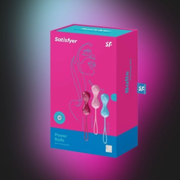 Вагінальні кульки Satisfyer Power Balls (3 пари) SO2300 фото