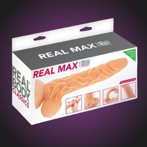 Фалоімітатор із рухомою крайньою плоттю Real Body &mdash; Real Max SO1890 фото