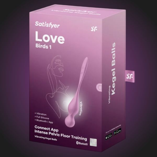 Вагинальные смарт-шарики с вибрацией Satisfyer Love Birds 1 Connect App SX0569 фото