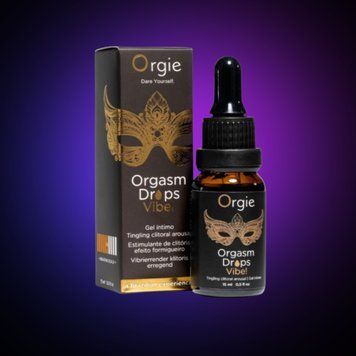 Збуджуючі краплі для клітора Orgie Orgasm Drops Vibe!, 15 мл SX1532 фото