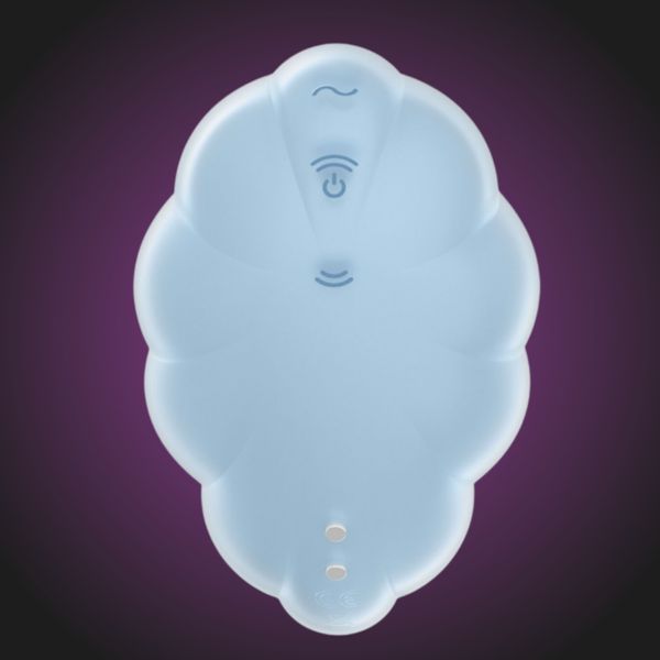 Вакуумний стимулятор з вібрацією Satisfyer Cloud Dancer SO8975 фото