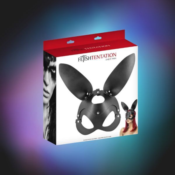 Маска зайчика Fetish Tentation Adjustable Bunny Mask SO4663 фото