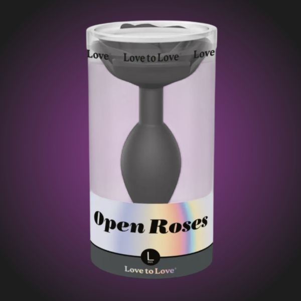 Силиконовая анальна пробка Love To Love OPEN ROSES, Размер  L   SO5983 фото