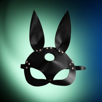 Шкіряна маска Зайчика Art of Sex - Bunny mask SO9644 фото