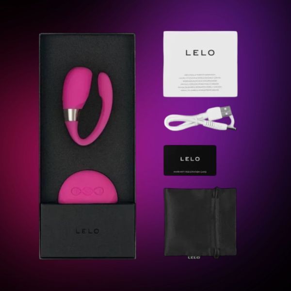Вібратор для пар LELO Tiani 3 Cerise, 2 мотори, пульт ДК SO8115 фото