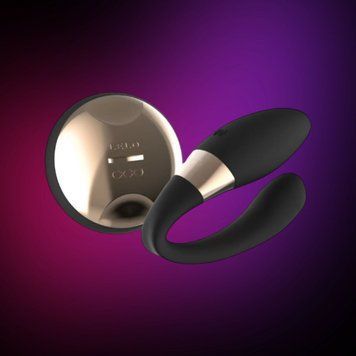 Вібратор для пар LELO Tiani Duo Black, 2 мотори, пульт ДК SO8117 фото