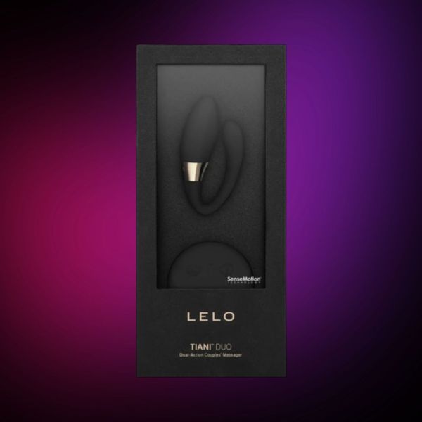 Вібратор для пар LELO Tiani Duo Black, 2 мотори, пульт ДК SO8117 фото