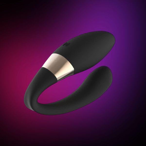 Вібратор для пар LELO Tiani Duo Black, 2 мотори, пульт ДК SO8117 фото