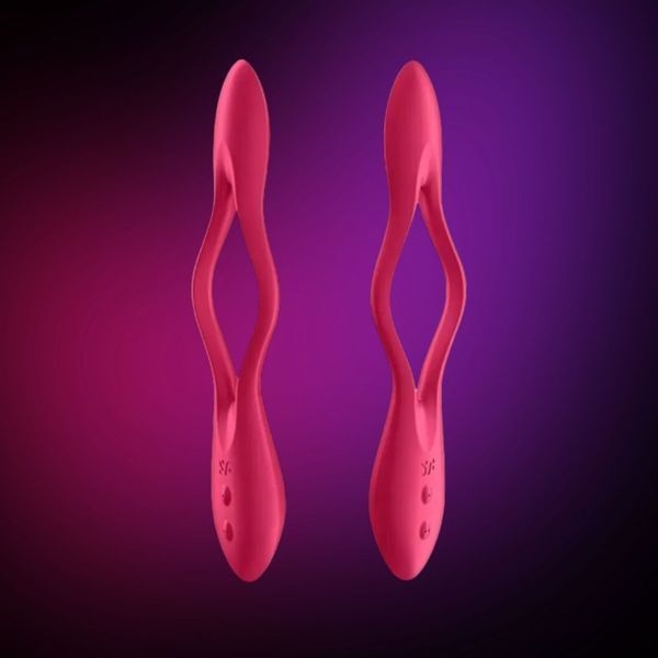 Універсальний гнучкий вібратор для пар Satisfyer Elastic Joy Red SO6128 фото