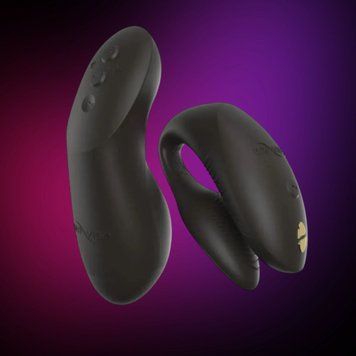 Смарт-вібратор для пар We-Vibe Chorus Pro Satin Black SX3860 фото