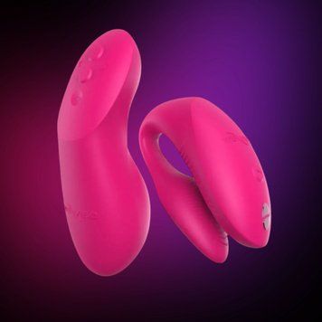 Смарт-вібратор для пар We-Vibe Chorus Pro Electric Pink SX3862 фото