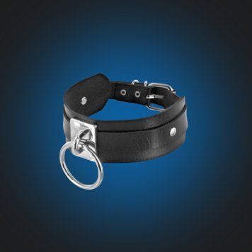 Нашийник c кільцем Fetish Tentation Choker Ring SO4674 фото