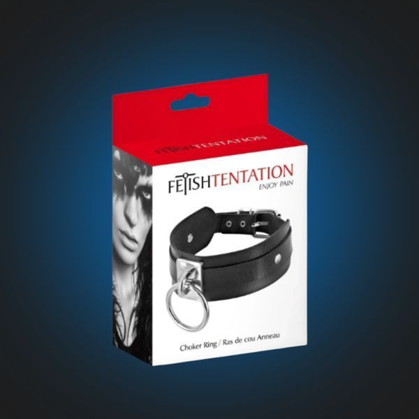Ошейник c кольцом Fetish Tentation Choker Ring SO4674 фото