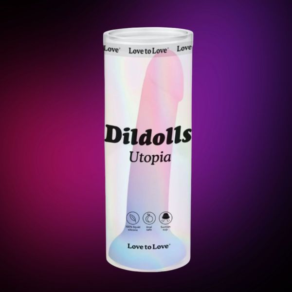 Ділдо з кольоровим градієнтом Love To Love DILDOLLS - UTOPIA M ультрам'який SO5981 фото