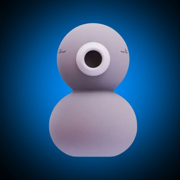 Вакуумний вібратор-качечка CuteVibe Ducky Grey SO6552 фото