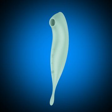 Смарт-вібратор для клітора з вакуумною стимуляцією Satisfyer Twirling Pro+ Mint SO6716 фото