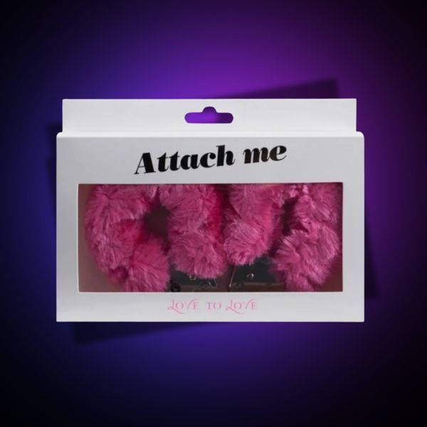 Наручники з хутряним оздобленням Love To Love ATTACH ME SO1402 фото