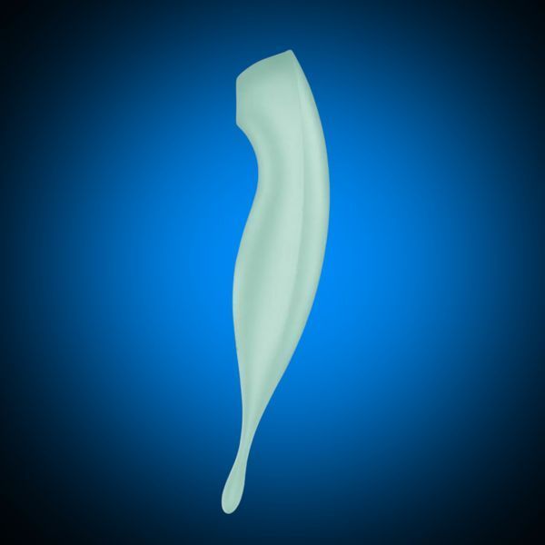 Смарт-вібратор для клітора з вакуумною стимуляцією Satisfyer Twirling Pro+ Mint SO6716 фото