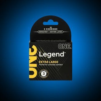 Презервативи ONE Legend XL, 3 шт, збільшений розмір, розширення на кінці SX0781 фото