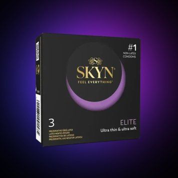 Безлатексні преміум-презервативи SKYN Elite 3 шт, ультратонкі SX2381 фото
