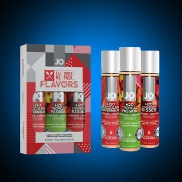 Набір JO Tri-Me Triple Pack &mdash; Flavors (3&times;30 мл) SO2840 фото