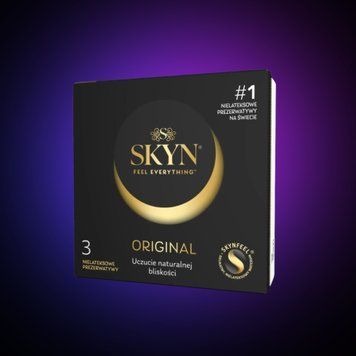 Безлатексні преміум-презервативи SKYN Original 3 шт SX2380 фото