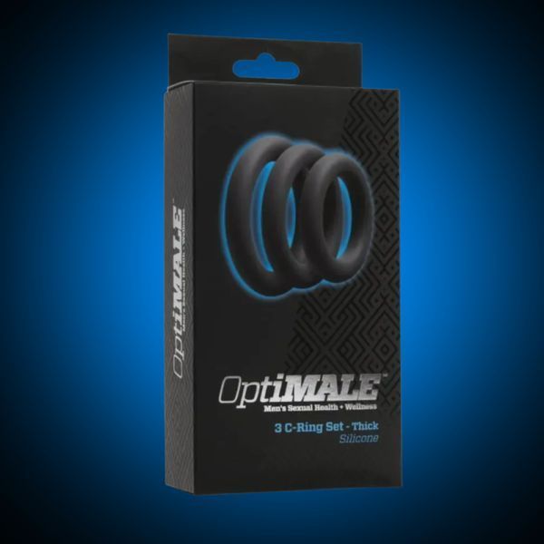 Набір ерекційних кілець Doc Johnson OptiMALE 3 C-Ring Set Thick SO4008 фото