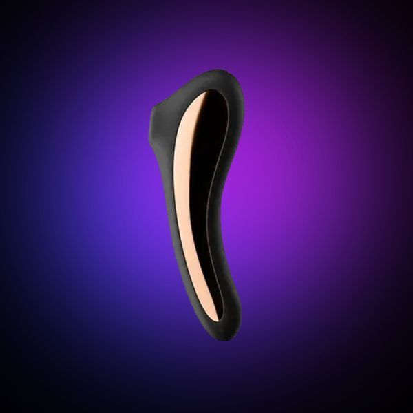Вакуумный стимулятор с вибрацией Satisfyer Dual Kiss Black SO6114 фото