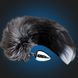 Металева анальна пробка Лисячий хвіст Alive Black And White Fox Tail SO6321 фото 2